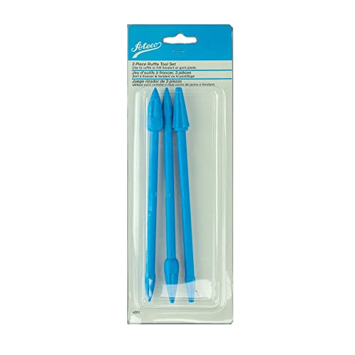 Ateco 4201 Double-End Fondant Ruffle Tools, 3 Piece Set