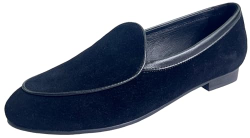 Image of Justar Women's Leather Penny Loafers Slip on Dress Flats Shoes for Women