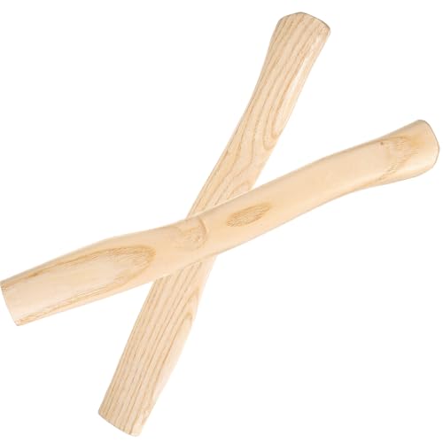 SHINEOFI 2 pièces Manches Bois pour Petite Hache Poignées Ergonomiques Durables et Résistantes pour Outils de Jardinage et Travail Du Bois