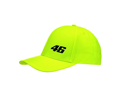 VR46 Cap Core Small Baseball VR|46 Rossi MotoGP Kappe Official Racing Apparel, Fluo Yellow