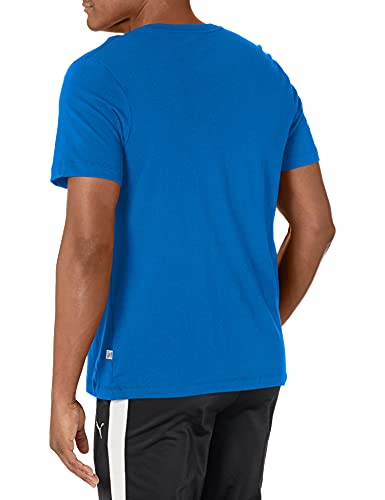 T-shirt Puma bleu royal taille L pour homme avec logo - 2