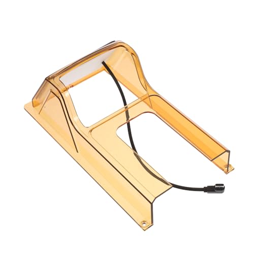 ibasenice Cubierta para Timbre Solar Resistente Intemperie Protección Exterior para Timbres Visuales Carcasa de Acero Inoxidable Color Marrón Ahorro Energético y Uso Hogares y Patios