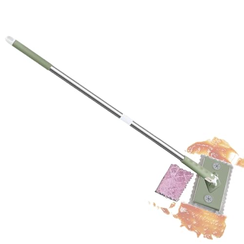 Mopa de limpieza para la limpieza del hogar, herramienta de limpieza giratoria, fregona plana para todos los suelos, para cocina, dormitorio, azulejos, hogar, coche y apartamento