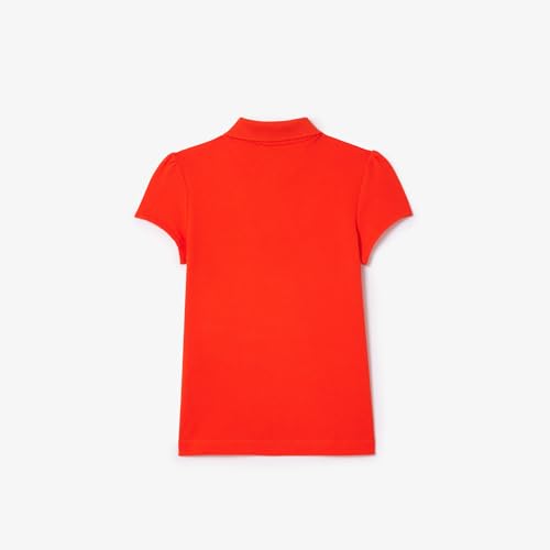 Image of Lacoste Girls Classic Short Sleeve Pique Polo Shirt