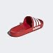 adidas Men's Adilette Shower Slides Scarlet/Core White/Scarlet 8