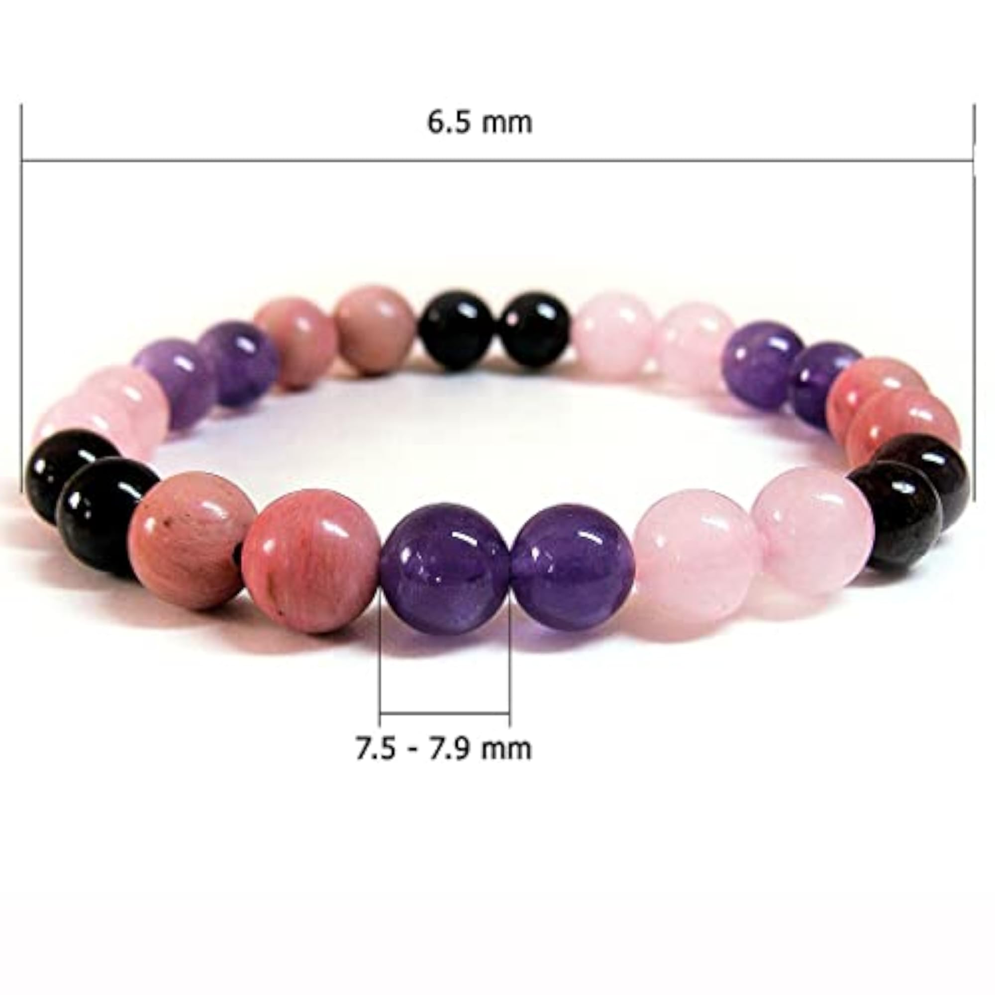 Stretch Bracelets Set for Men & Women, Abundance & Peace