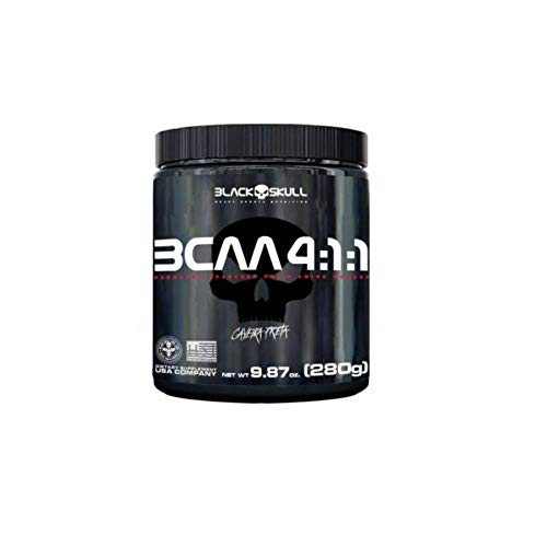 Bcaa 4:1:1 Caveira Preta - 280g Limão - Black skull, Black Skull