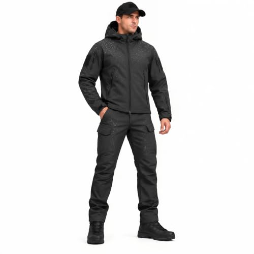 Taktischer Softshell Anzug Herren Wasserdichte Militär Winter jacke Hose