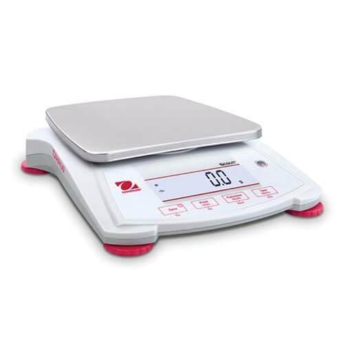 Ohaus Portable Balance 2,200 g Capcity x 0.1 g Readability, SPX2201, White