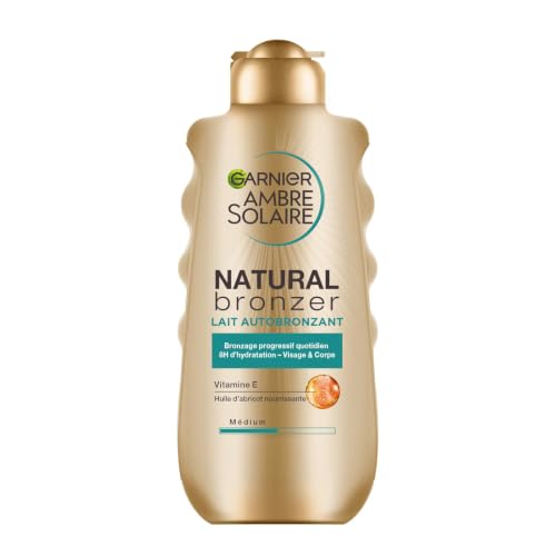 Ambre Solaire Natural Bronzer Lait Autobronzant Garnier Lait Autobronzant Hydratant & Apaisant Pour Un Teint Naturel Halé Et Lumineux