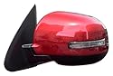 Außenspiegel Komplett Für M&itsubishi Für Outlander 2013-2020 Autozubehör Auto Außentür Rückspiegelbaugruppen Links/Rechts Komplette Flügelspiegel(Red-Only Left)