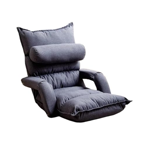 KBLDOPN Silla Tatami, sofá Perezoso for una Sola Persona, Cama Plegable, Respaldo, cojín for Dormitorio, Ventana Flotante, sofá pequeño para Terraza, Piscina, Jardín(B2)