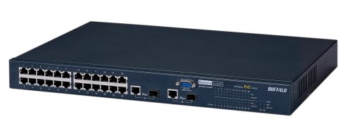 BUFFALO レイヤー2 Giga対応 インテリジェント PoE スイッチ 24ポートモデル BS-POE-2124GMR 31VtbNmRZxL.jpg