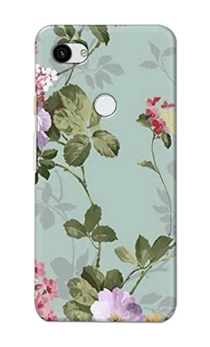 Image of Printed Hard Back Cover Case for Google Pixel 3A Back Cover (Floral Painting) -702