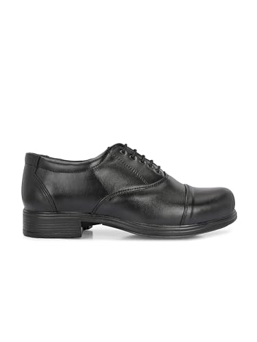 Image of Server Men's Oxford Shoe || Uniform Dress Shoe || Black Formal Shoes || Office Shoes Hand Made || Police Shoes Leather Lace Up Oxford Shoe