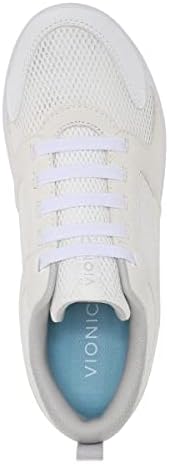 Vionic Women's Agile Zesta Walking Sneaker- Supportive Active Sneaker That Includes an Orthotic Insole and Cushioned Outsole for Arch Support, White 8 Wide | Image 2