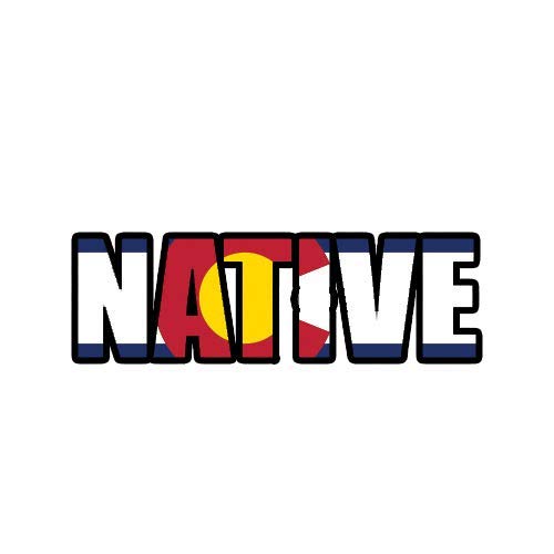 Colorado Native Sticker Vinyl Decal CO Pride 5