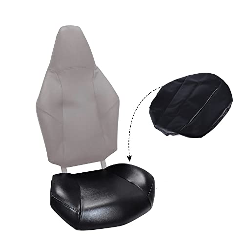 CHEDA Seat Cover, Compatible with 2008+ Polaris RZR 570 800 900, Leather Standard Black