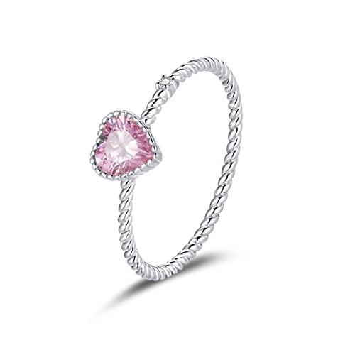 Bague d'amour rose pour femmes accessoires de mariage chic