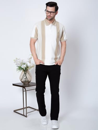 Image of SPARKY Men's Cotton Solid Polo Tshirt Half Sleeves