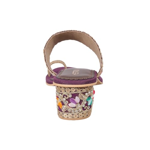 Image of Metro Women Elegance Ethnic & Traditional Slip-on Sandal