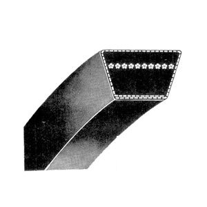 Country Clipper Riding Mower Kevlar Blue V-Belt 5/8" X 117" Part No: A-B114K BOSS SR1200 BOSS SR1205 D3807 MXV51170 TCU12195 TCU13195 1860810 225-117 5H1170 5K117DC 58X1170 851170
