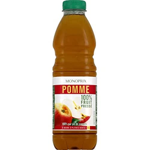Monoprix 100% pur jus de pomme - La bouteille de 1 l