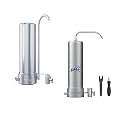 Waterdrop Countertop Water Filter, NSF/ANSI 42&372 Certified,5-Stage Stainless Steel Faucet Water Filter for 8000 Gallons,Waterdrop Alkaline Filter
