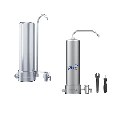 Waterdrop Countertop Water Filter, NSF/ANSI 42&372 Certified,5-Stage Stainless Steel Faucet Water Filter for 8000 Gallons,Waterdrop Alkaline Filter