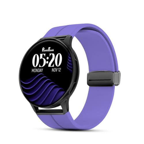 Image of PunnkFunnk Active 2 Smartwatch, 1.39 inch HD Round Display, Bluetooth Calling, Heart Rate & SPO₂, 100+ Sports Modes, IP67, Long Battery Life for Men & Women (Magnetic Purple)