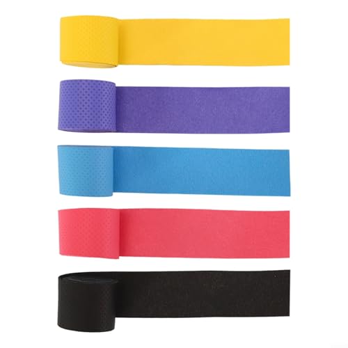 Besttoolifes Paquete de 60 cintas de agarre para tenis, absorbe el sudor, banda de agarre de poliuretano antideslizante para asas de raqueta, ideal para entrenamiento y juego de partido