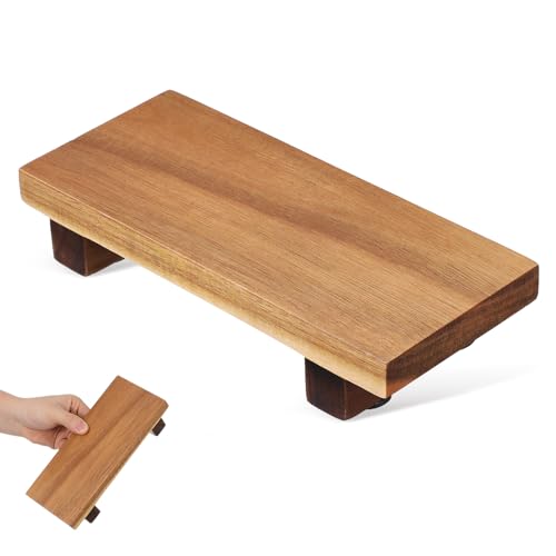 Rangement savonnette et accessoires en bois rectangulaire pour évier rustique