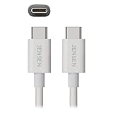JENSEN JU832CC6V Charge and Sync USB 3.1 Type-C Cable, 6 Ft.