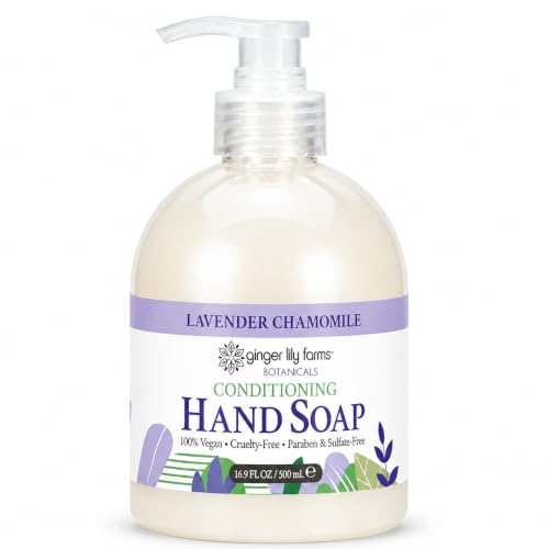Image of Ginger Lily Farms Botanicals Hand Soap, 16.9oz, Lavender Chamomile