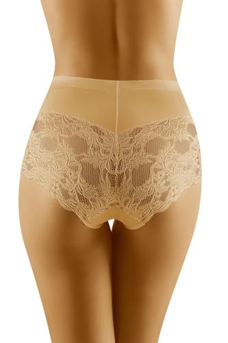 Slip Wolbar WB406 femme, sous-vêtement en dentelle fine et finitions de luxe - 3