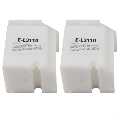 Boîte d'entretien de rechange pour imprimante avec tampons éponge absorbeurs d'encre usée compatible avec ET-2810, ET-2812, ET-2814, ET-2803, ET-2715, ET-2720, ET-2721