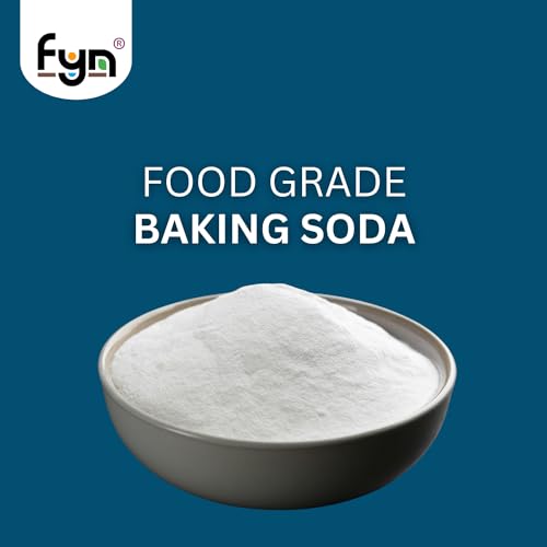 FYN Pure Baking Soda Powder (400g) - Food Grade - For Baking, Cooking, Cleaning, Skin, Teeth, Hair & Scrubs