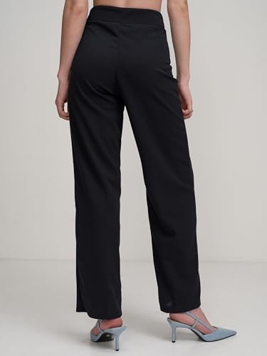 Image of Tokyo Talkies High & Mid Rise Stretchable Flared Trousers | Formal, Casual and All Day wear