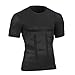 TOBEEY Camicia da Uomo Termica Ultra Sudore Shapers Pancia in Neoprene Sottile Fodero Corsetto Femminile Cintura Addome Shapewear Zip Top Gilet NY094