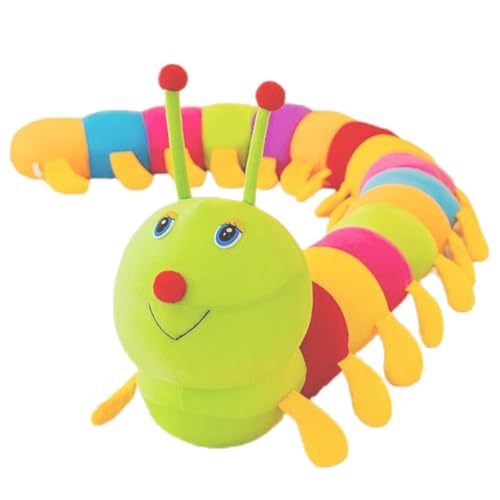 NimblusToy Muñeca Oruga Colorida Peluches,Muñeca Dibujos Animados Regalo Cumpleaños, 50 cm Muñecas Peluche Niños Oruga, Colorida Juguete Dibujos Animados NimblusToy Muñeca Oruga Colorida Peluches,Muñeca Dibujos Animados Regalo Cumpleaños, 50 cm Muñecas Peluche Niños Oruga, Colorida Juguete Dibujos Animados