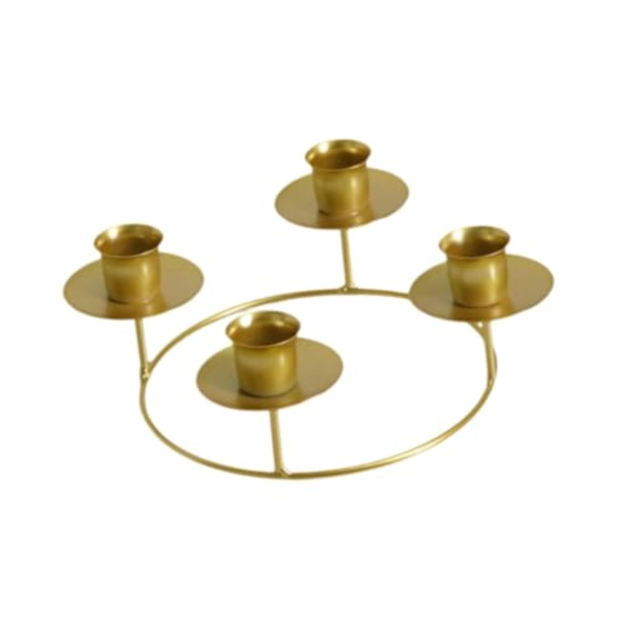 4 Arms Iron Candle Holder, Decorative Stand