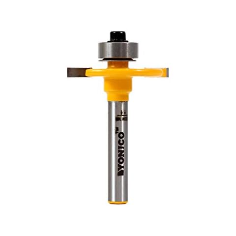 Yonico 14081q 1/8-Inch Height X 3/8-Inch Depth Slot Cutter Router Bit 1/4-Inch Shank Cover