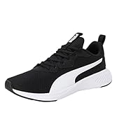 Puma Men's Incinerate Running Sneaker, Black / White, US 7