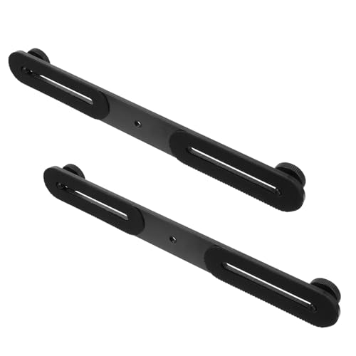 Barra de montaje para micrófono en aleación de aluminio ajustable pack de 2