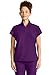 Healing Hands Scrubs for Women Scrub Top with Zip Stand Collar 360° Stretch - HH752, L, Eggplant