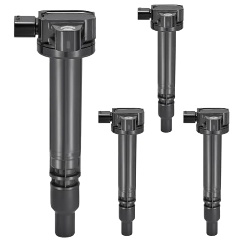 Image of 4-Pack UF323 Ignition Coils Compatible with Toyota Tacoma 2000 2001 2002 2003 2004, Compatible with Toyota 4Runner 1999-2000, L4 2.4 2.7 - Replaces C1305 90919-02237 5C1304 52-1690