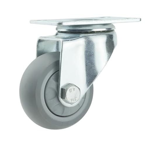 Support de chariot industriel robuste 5 pouces en caoutchouc抗磨损精工 - 7