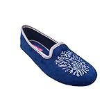 NORTEÑAS Zapatillas de estar por casa de mujer (Azul, Estándar, Sistema tallas calzado EU, Adulto, Números, mediano, 35)