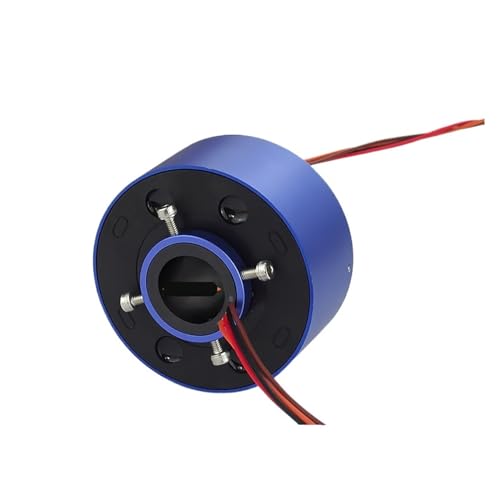 1 Pcs Ring Slip Ring 24612-way Collector Ring Conductive Ring Through Hole Slip Ring(Inner 25.4mm Outer 85mm - 4 Way 10A)