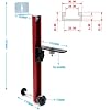Laser Level Wall Mount Bracket, Adjustable Multi-Functional Universal Laser Bracket for Rotating Laser Leveling Support Stand